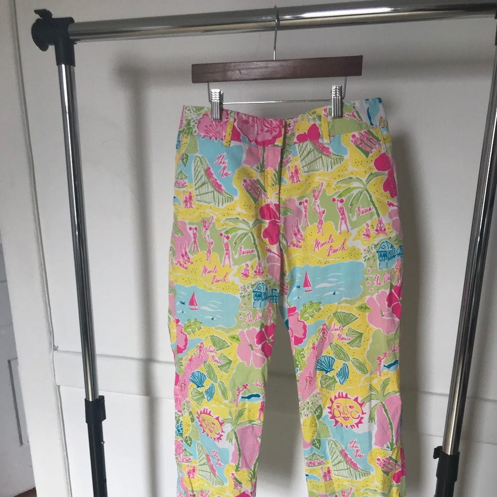 Lilly Pulitzer Beach Print Capris